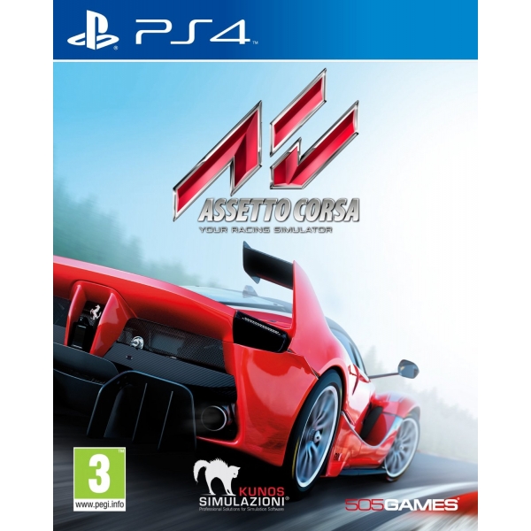 Assetto Corsa PS4 Game (Includes Performance Pack DLC) Assetto Corsa PS4 Game (Includes Performance Pack DLC)